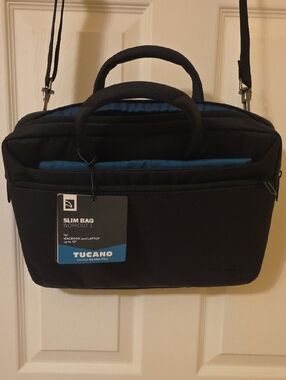 Tucano Slim Workout 3 Black Laptop Bag
